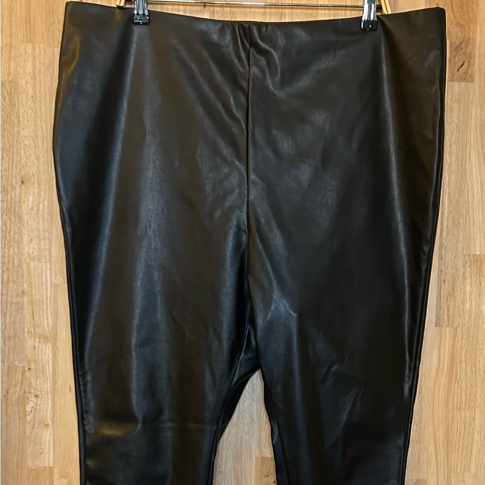 H&M buttery soft Faux Leather Leggings, Sz. Xxl